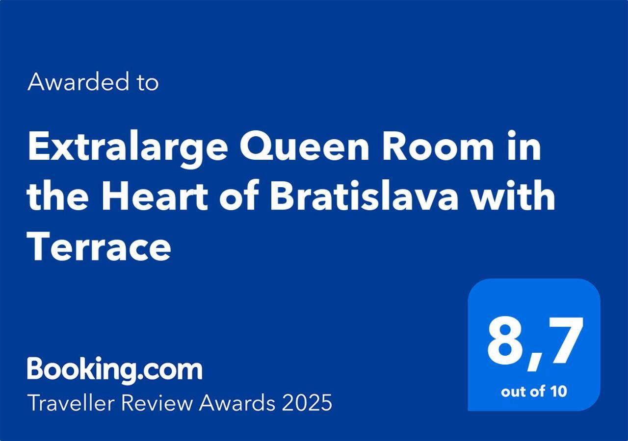 Extralarge Queen Room In The Heart Of Bratislava With Terrace 外观 照片